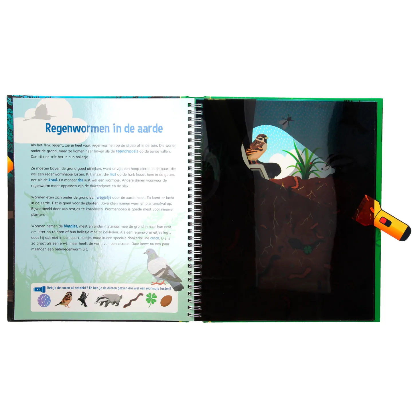 Speuren onder de Grond + kartonnen zaklamp