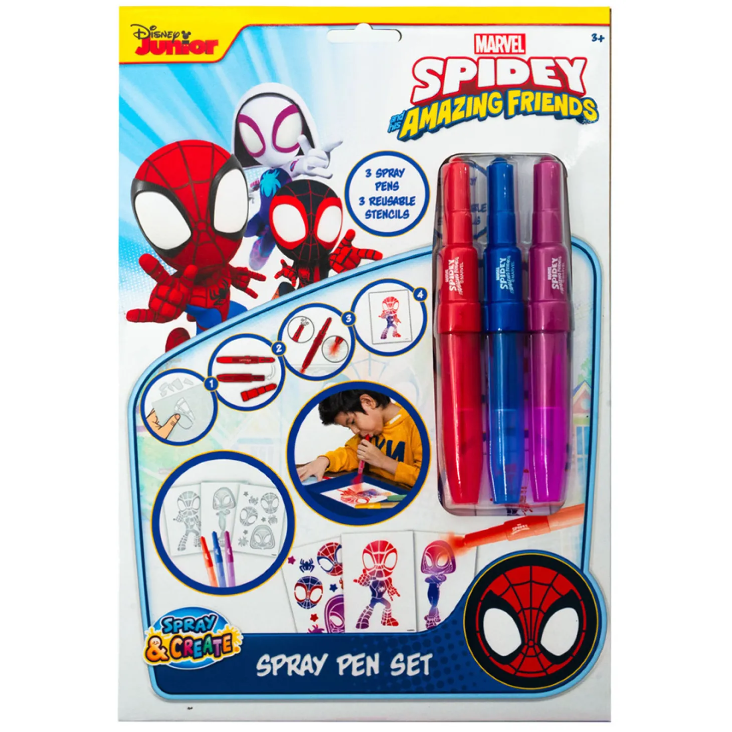Spidey Blaaspennen Set