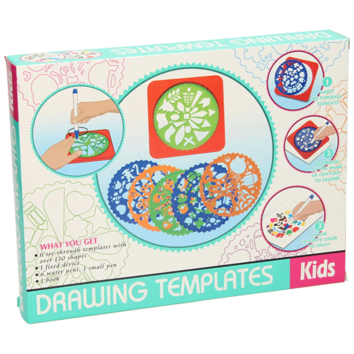 Spiraal Tekenset, 15dlg.