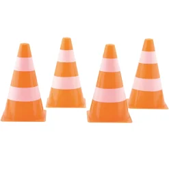 Sports Active Oranje Witte Pylonnen, 4st.