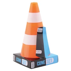 Sports Active Oranje Witte Pylonnen, 4st.