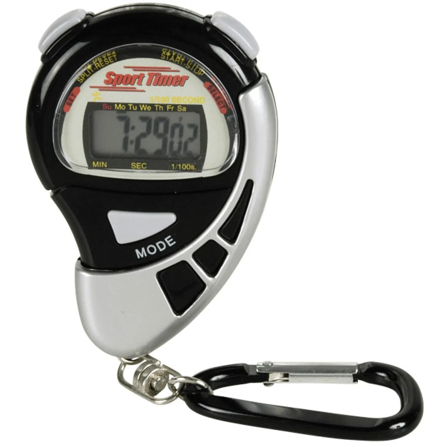 Sports Active Stopwatch aan Karabijnhaak