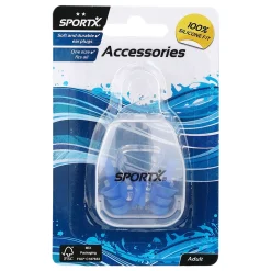 SportX Adult Neusclip en Oordoppen