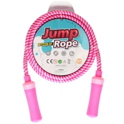 Springtouw Kleur Gestreept, 200cm