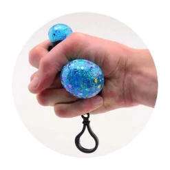 Squeeze Glitter Bal met Haak