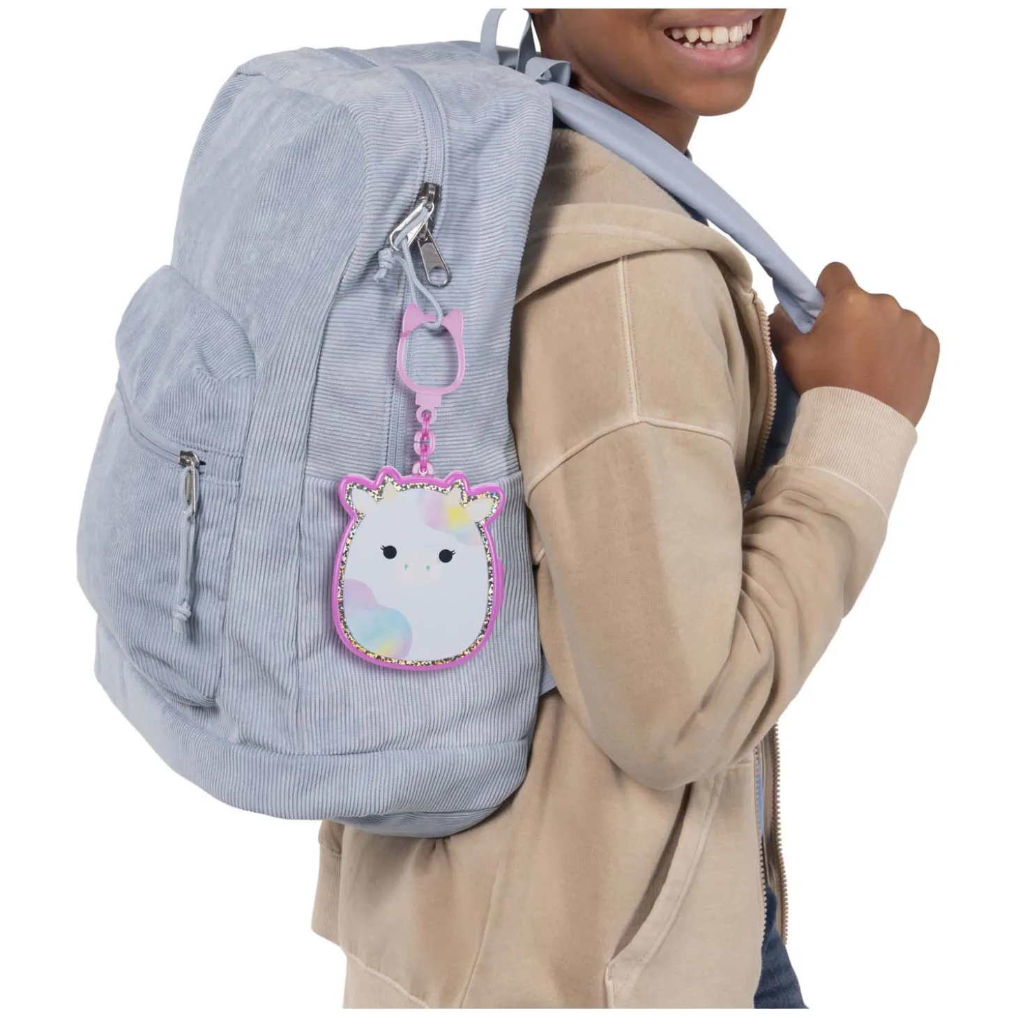 Squish-a-longs Sleutelhanger met Clip, 11cm