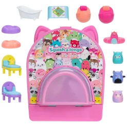 Squishmallows - Squish-a-longs Onderweg Speelset Feest