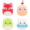 Squishmallows Knuffel Pluche - Micromallows, 4-Pack