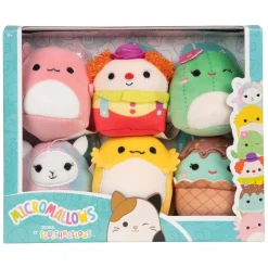 Squishmallows Knuffel Pluche - Micromallows Archie, Maya, Maritza, Bimbi, Rodry, Lucy, 6-Pack