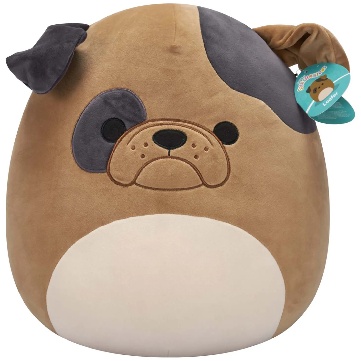 Squishmallows Knuffel Pluche - Loafer the Bulldog - 40cm