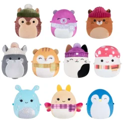 Squishmallows Knuffel Pluche - Micromallows Winter - 10dlg.