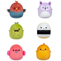 Squishmallows Knuffel Pluche Micromallows - Charles, Onel, Mo, Cookie, Reed, Layla, 6-Pack