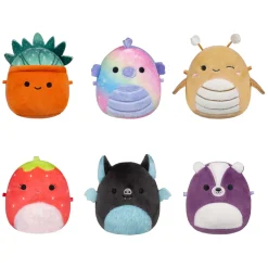 Squishmallows Knuffel Pluche Micromallows - Greer, Sloan, Emerald, Oz, Scarlet, Ald, 6-Pack