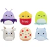 Squishmallows Knuffel Pluche - Micromallows Floyd, Pep, Lune, Walkers, Orphine, Axel, 6-Pack