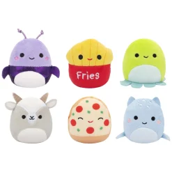 Squishmallows Knuffel Pluche - Micromallows Floyd, Pep, Lune, Walkers, Orphine, Axel, 6-Pack