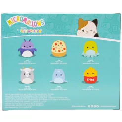 Squishmallows Knuffel Pluche - Micromallows Floyd, Pep, Lune, Walkers, Orphine, Axel, 6-Pack
