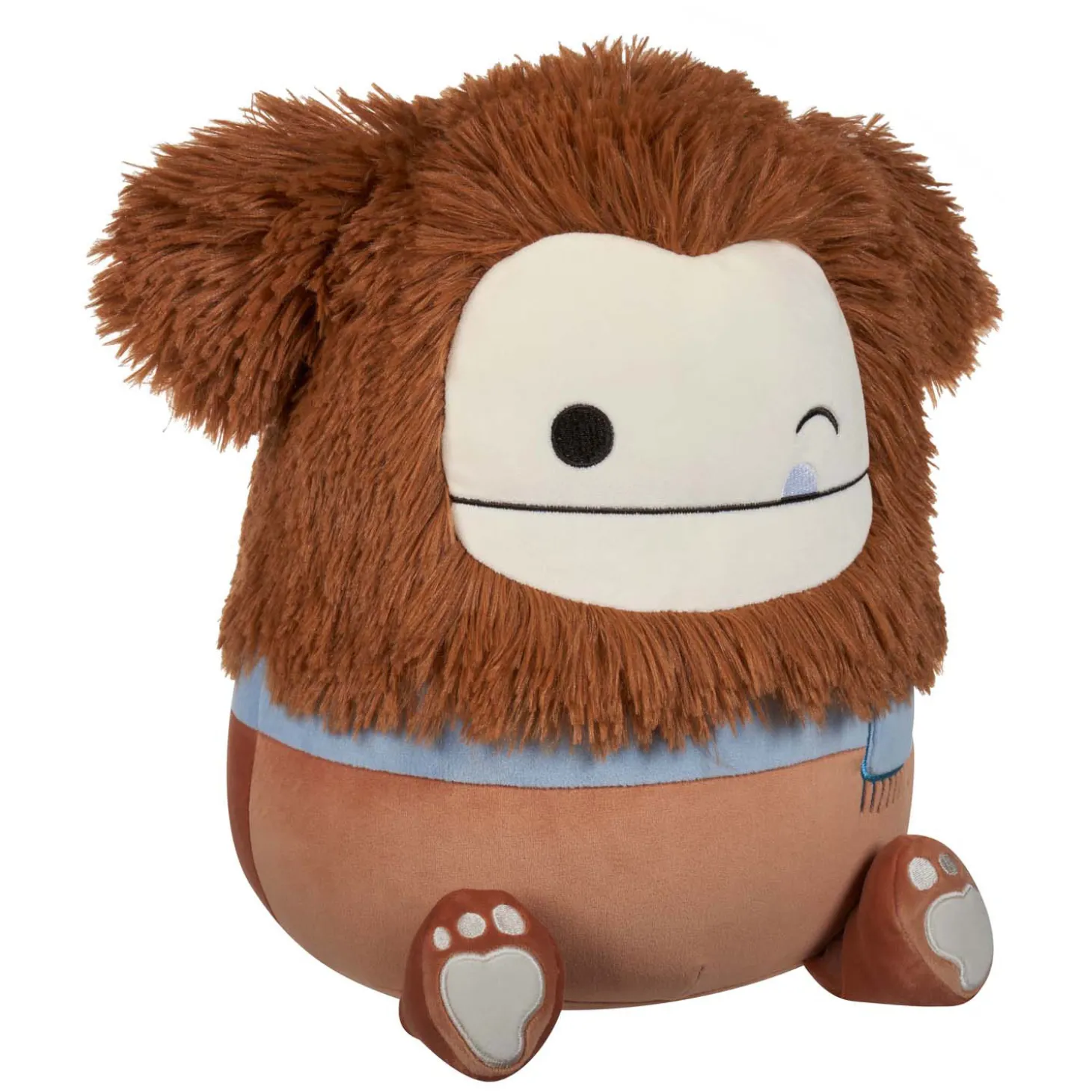 Squishmallows Knuffel Pluche - Knipogende Bigfoot, 30cm