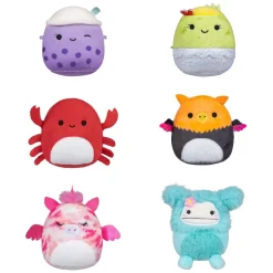 Squishmallows Knuffel Pluche Micromallows - Myrnam Henley, Carlos, Anjara, Joelle, Poplina, 6-pack