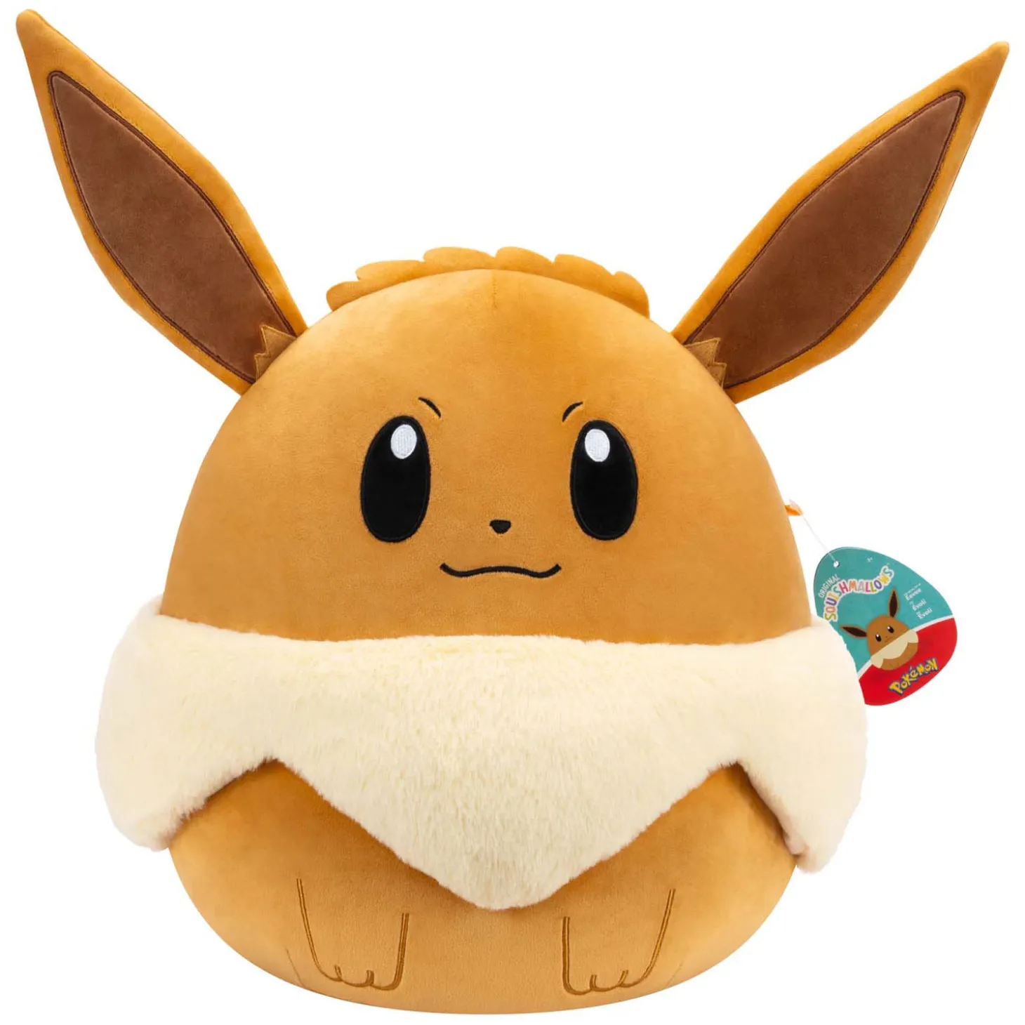 Squishmallows Pokémon Knuffel Pluche - Evoli, 35cm
