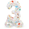 Staande Folieballon Joyful Party Cijfer 3 -72cm
