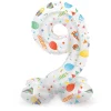 Staande Folieballon Joyful Party Cijfer 9 -72cm