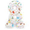 Staande Folieballon Joyful Party Cijfer 8 -72cm