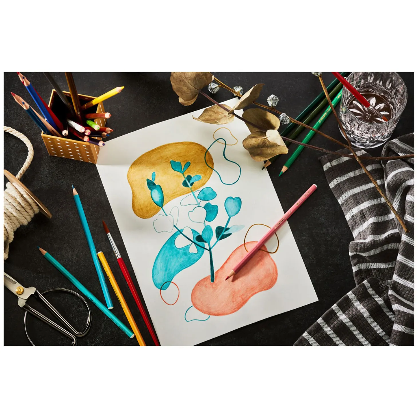 STABILO Aquacolor - Aquarel Kleurpotlood - ARTY - Set 36 St.