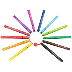 STABILO Cappi - Viltstift - Set Met 12 Stuks