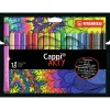 STABILO Cappi - Viltstift - ARTY - Set Met 18 Stuks