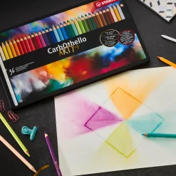 STABILO CarbOthello - Kalkpastel Kleurpotlood - Metalen Set 48 St.