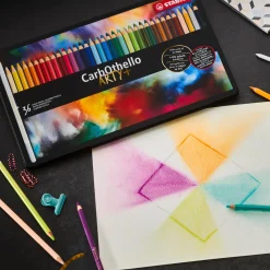 STABILO CarbOthello - Kalkpastel Kleurpotlood - Metalen Set 12 St.