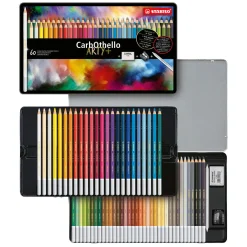 STABILO CarbOthello - Kalkpastel Kleurpotloden - Set 60 st.