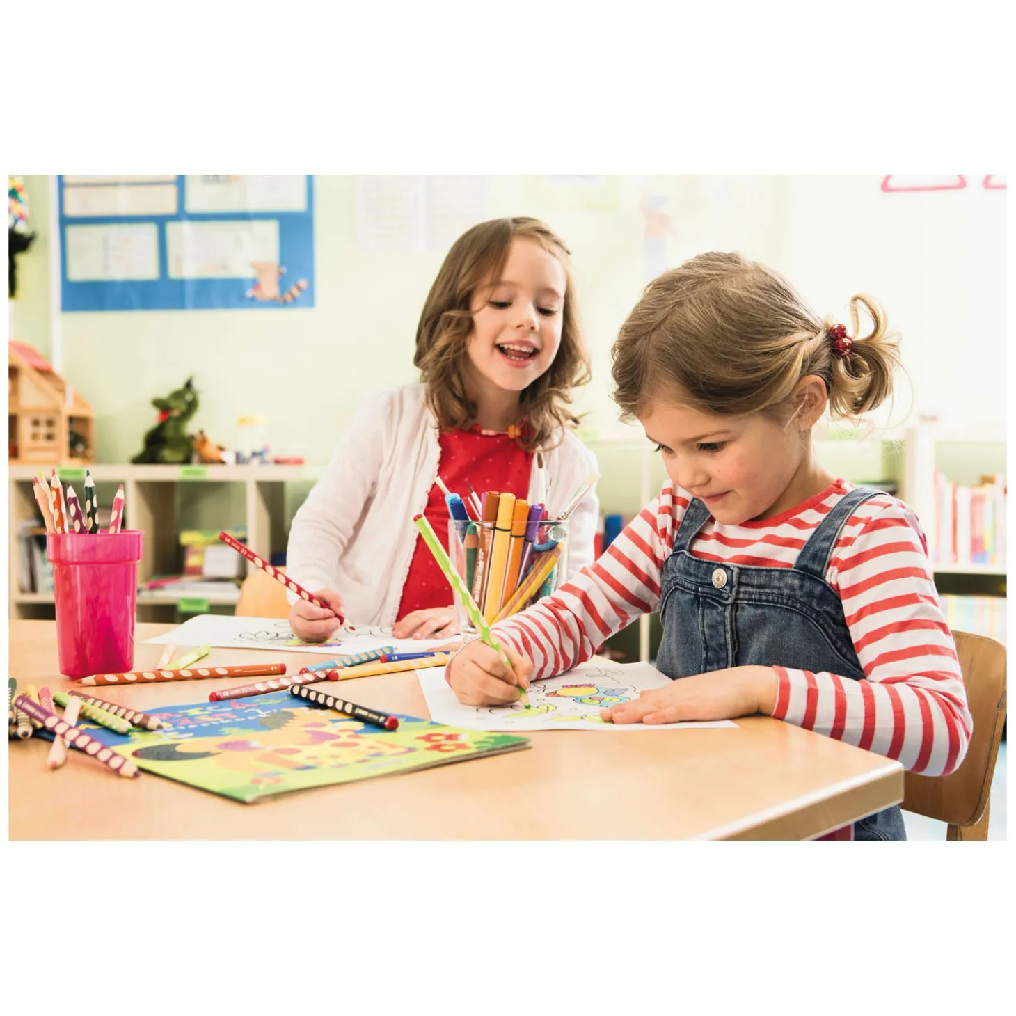 STABILO EASYcolors Kleurpotloden Rechtshandig - 12 St. + Puntenslijper