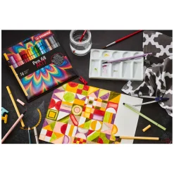 STABILO Pen 68 - Viltstift - Metalen Doos Met 50 Stuks