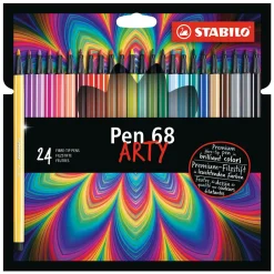 STABILO Pen 68 - Viltstift - ARTY - Set Met 24 Stuks