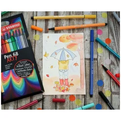 STABILO Pen 68 - Viltstift - ARTY - Set Met 24 Stuks