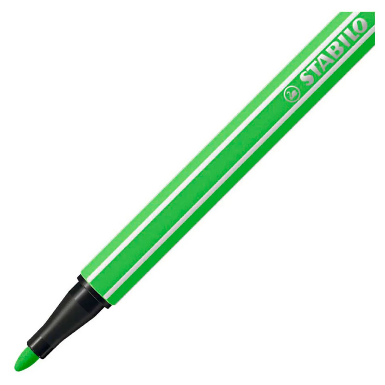 STABILO Pen 68 - Viltstift - Set met 6 Fluoriserende Stuks