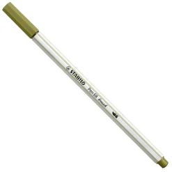 STABILO Pen 68 Brush - Viltstift - Modder Groen (37)