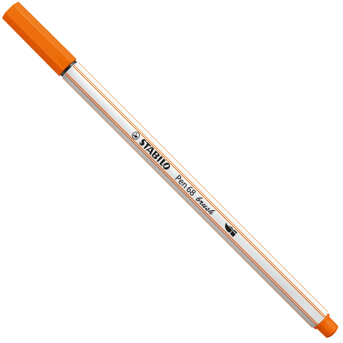 STABILO Pen 68 Brush - Viltstift - Bleek Vermiljoen (30)