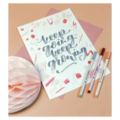 STABILO Pen 68 Brush - Viltstift - Bleek Vermiljoen (30)