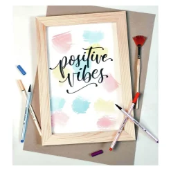 STABILO Pen 68 Brush - Viltstift - Roestig Rood (47)