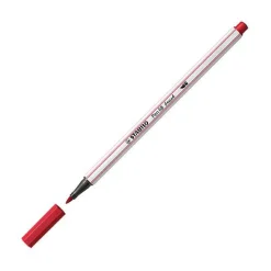STABILO Pen 68 Brush - Viltstift - Donkerrood (50)