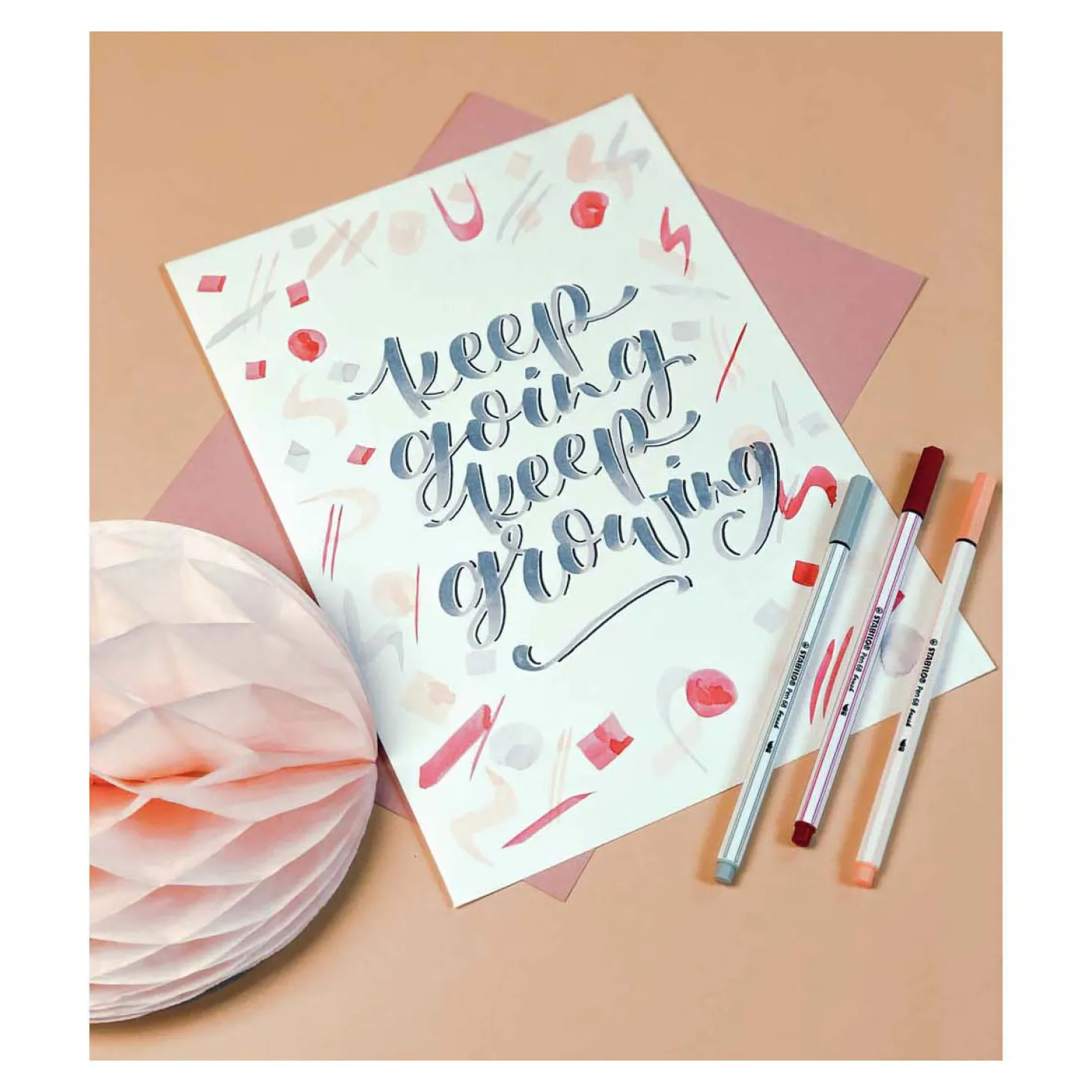 STABILO Pen 68 Brush - Viltstift - Citroen Geel (24)