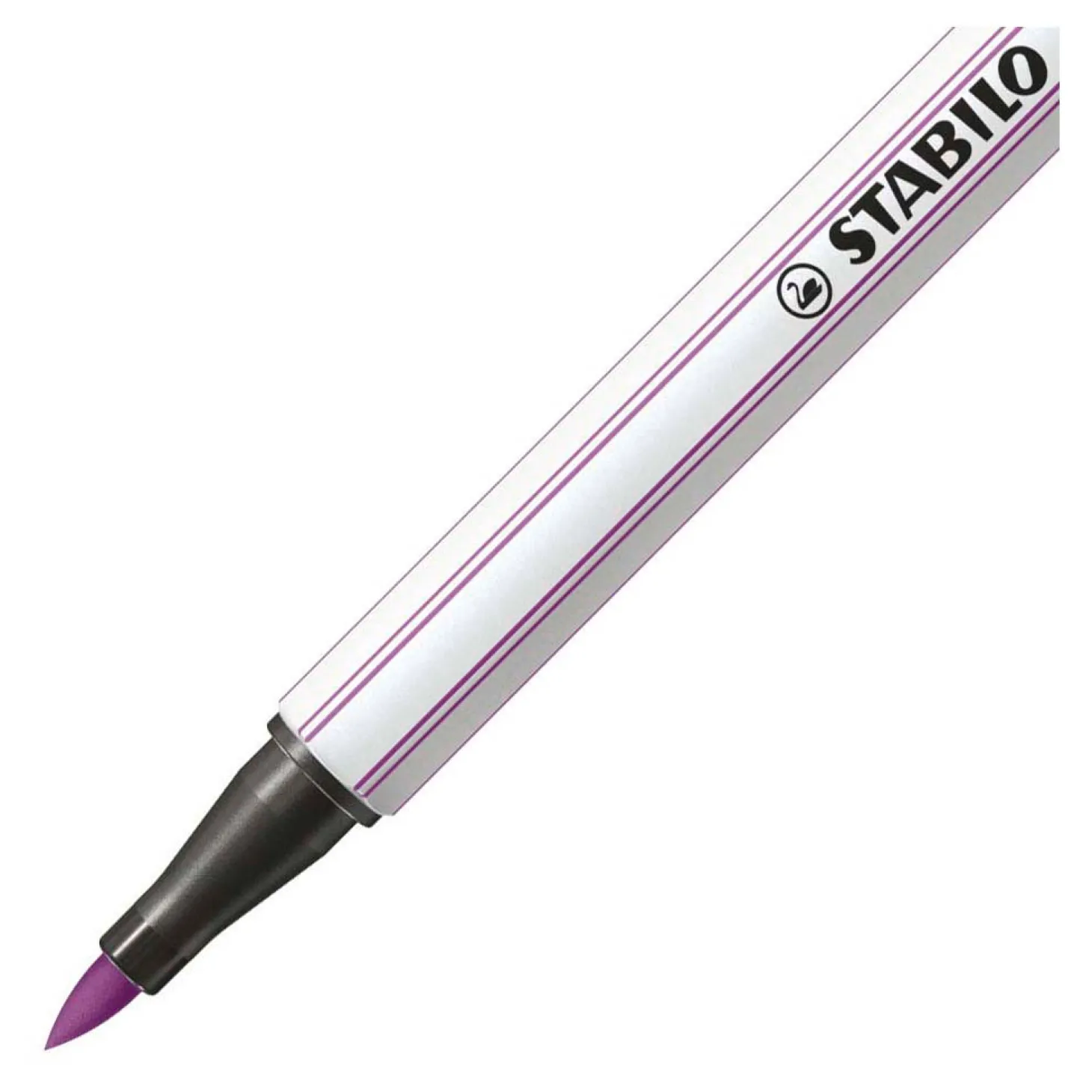 STABILO Pen 68 Brush - Viltstift - Pruimen Paars (60)