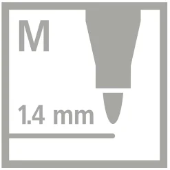 STABILO Pen 68 Metallic - Viltstift - Metalen Set Met 8 Stuks