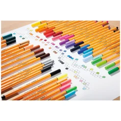 STABILO point 88 - Fineliner - Metalen Set Met 50 Stuks