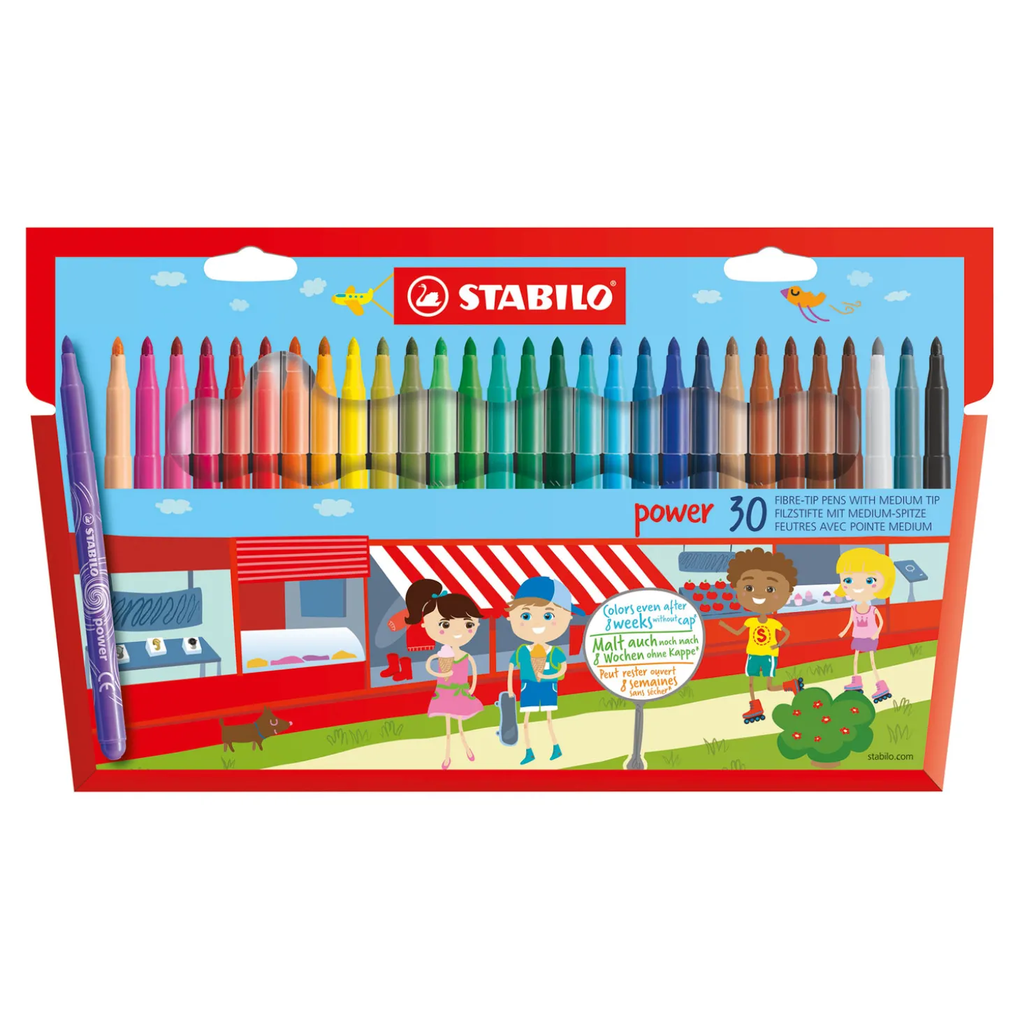 STABILO power - Viltstift - Set Met 30 Stuks