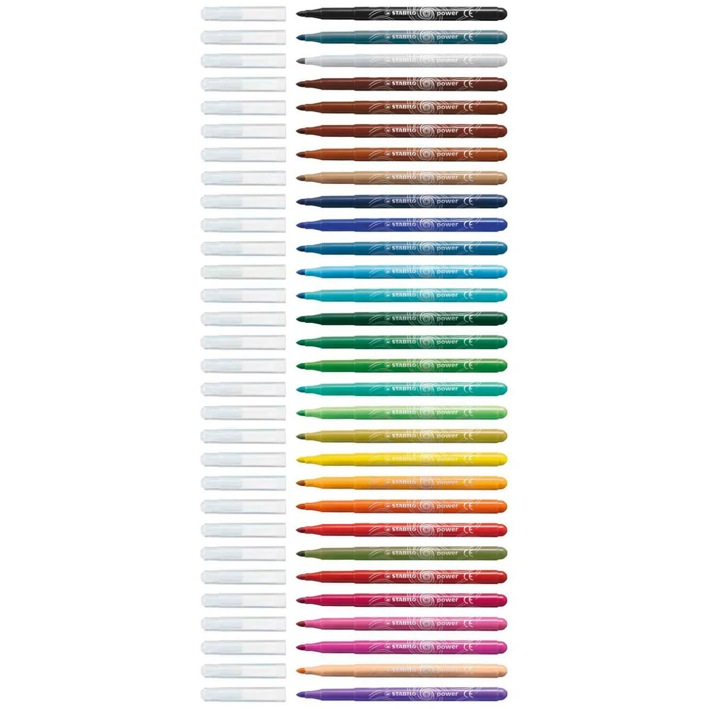 STABILO power - Viltstift - Set Met 30 Stuks