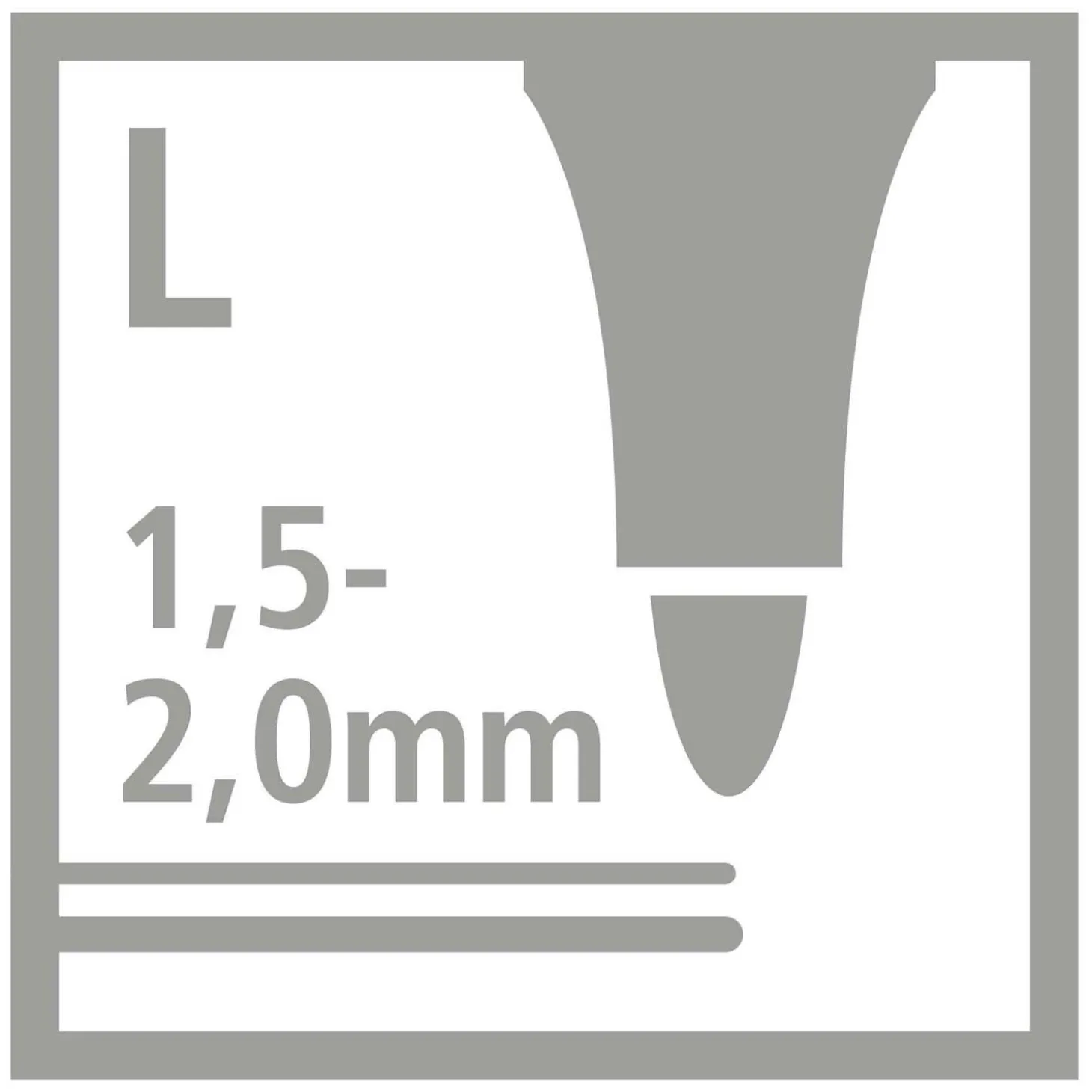 STABILO Trio Scribbi - Viltstift Met Meeverende Punt - Rood