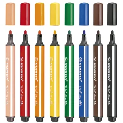 STABILO Trio Scribbi - Viltstift Met Meeverende Punt - Set 8 Stuks